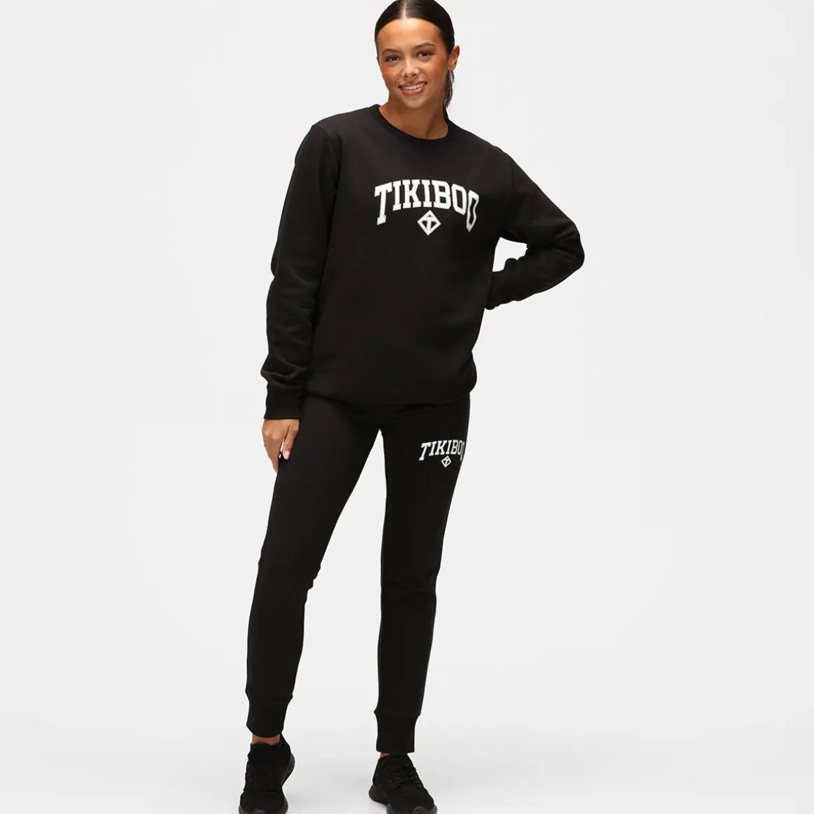 Black Athleisure Sweatshirt
