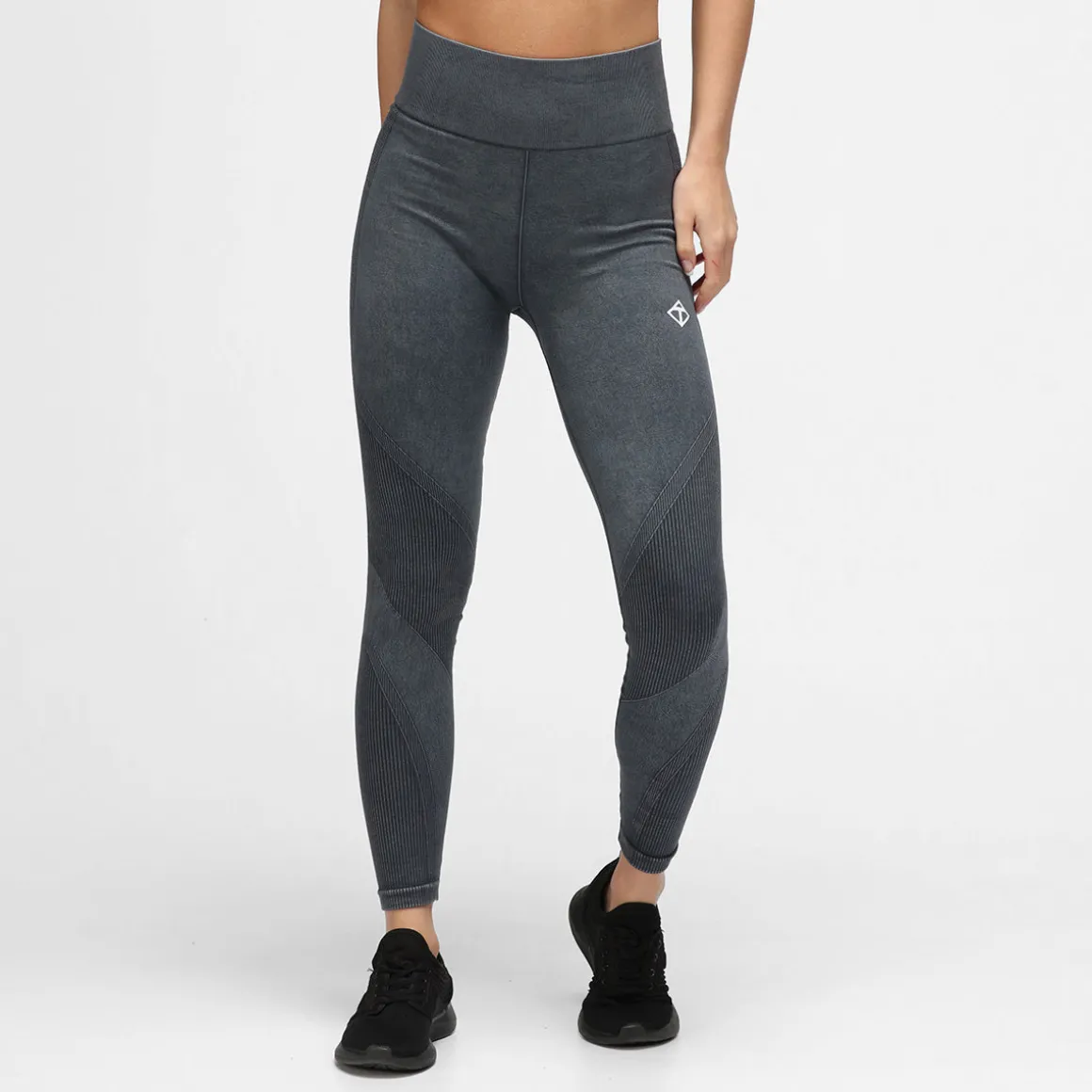 Black Denim Seamless Leggings