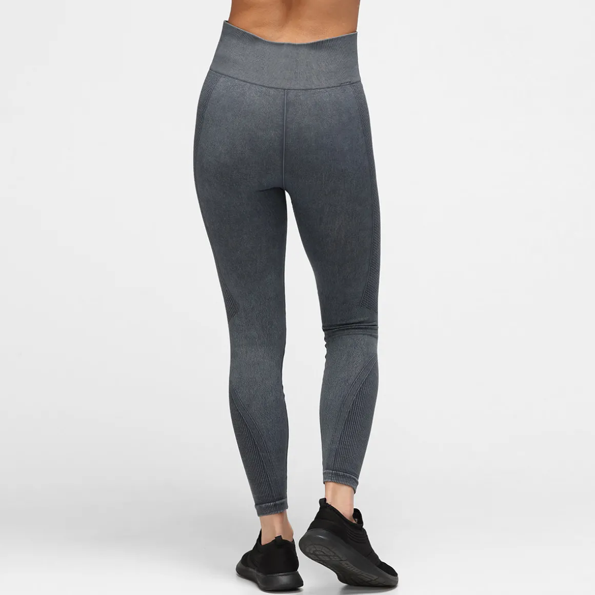 Black Denim Seamless Leggings