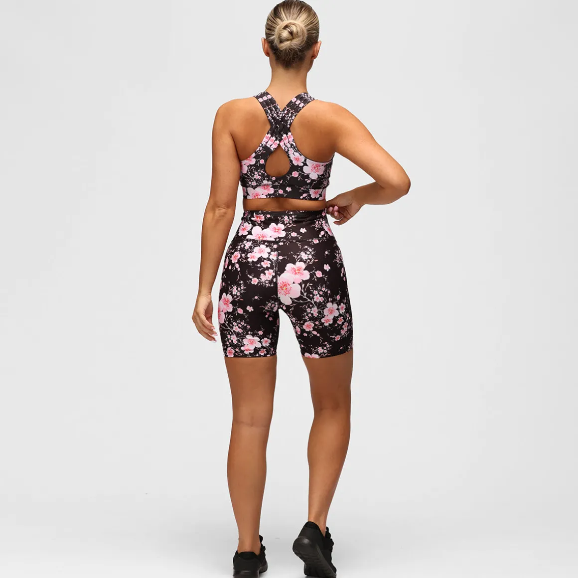 Blossom Noir Running Shorts