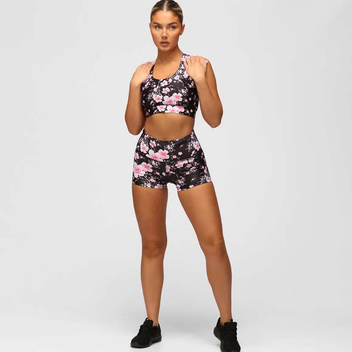 Blossom Noir TikiBooty Shorts