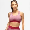 Burgundy Seamless Bra