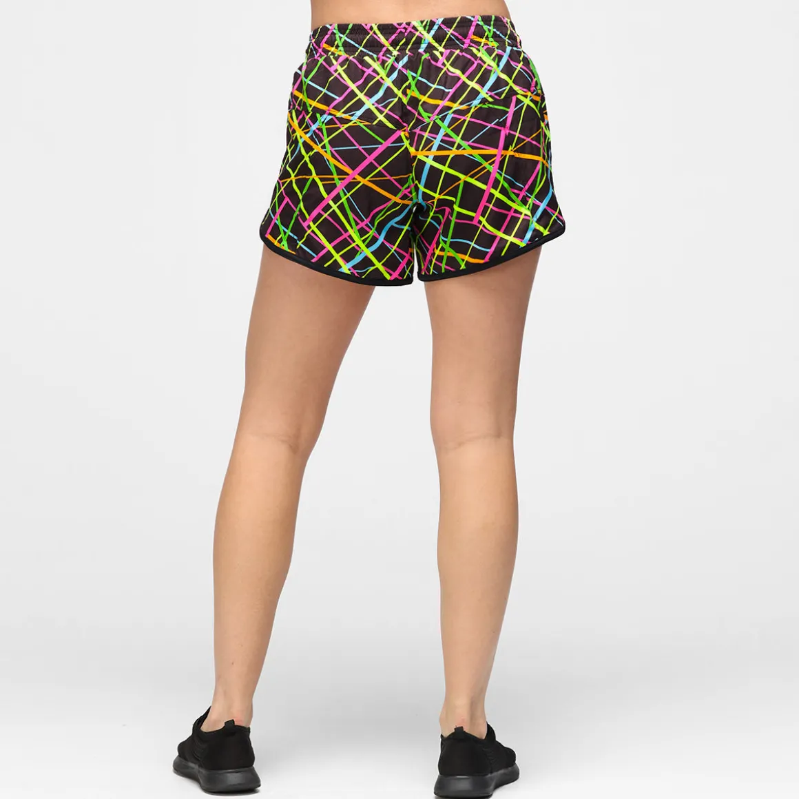 Clubbercise Neon Beam Loose Fit Workout Shorts