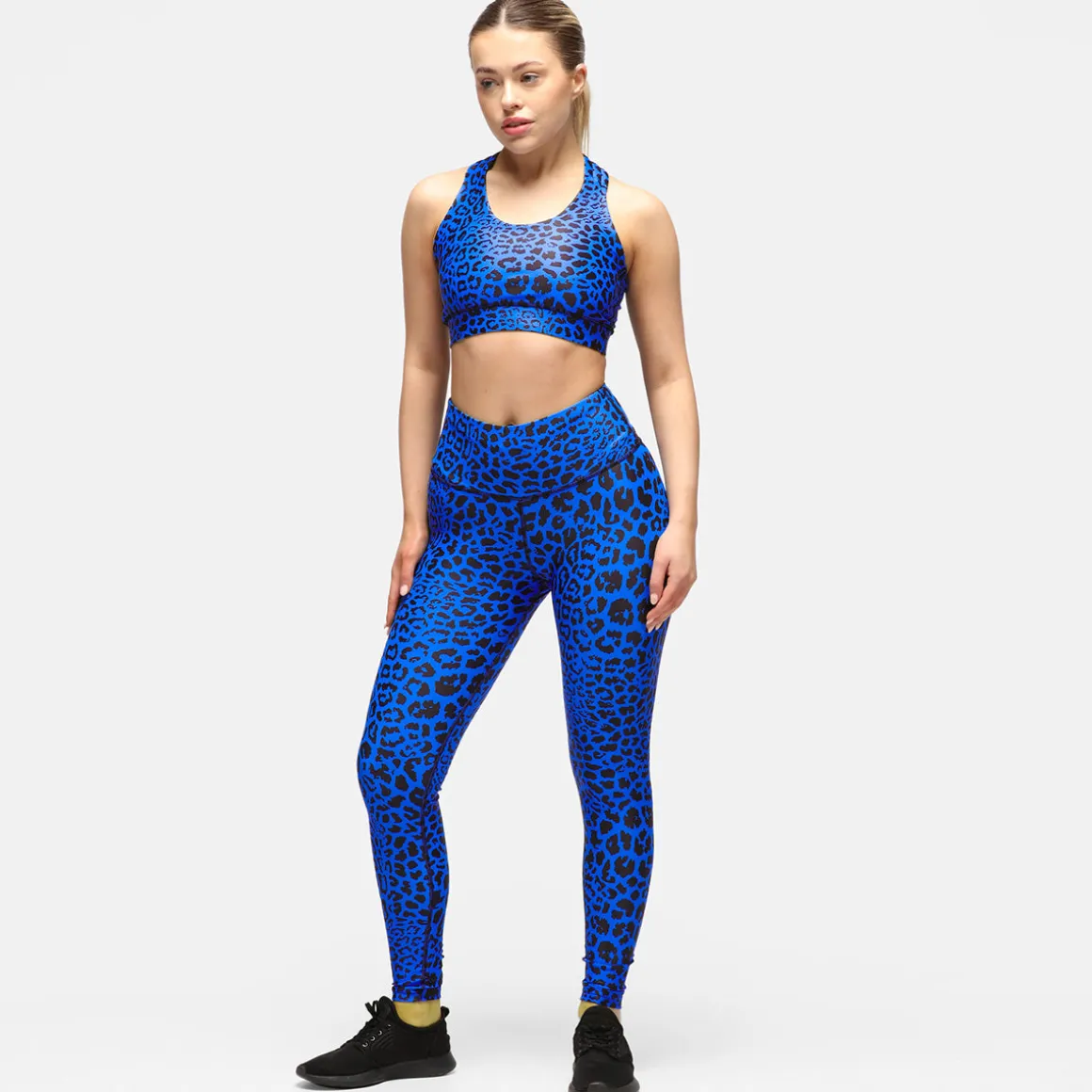 Cobalt Cat Leggings