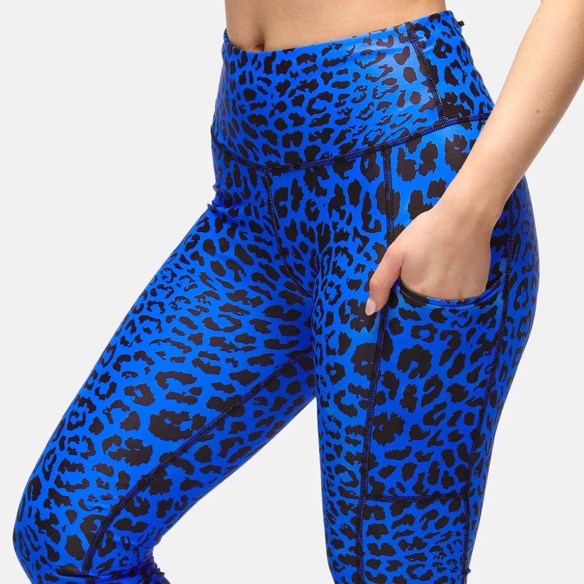 Cobalt Cat Leggings
