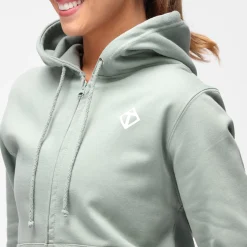 Dusky Green Diamond Ladies Zoodie