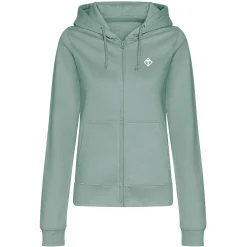 Dusky Green Diamond Ladies Zoodie
