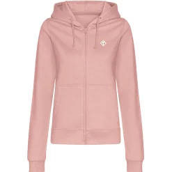 Dusky Pink Diamond Ladies Zoodie