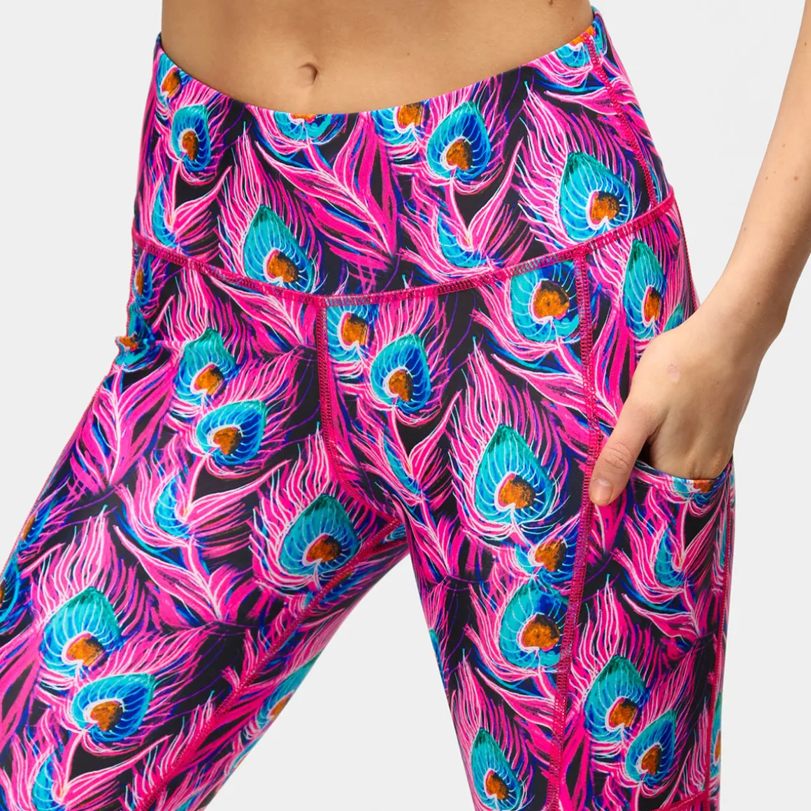 Flamboyant Feathers Capri