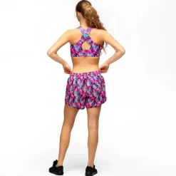 Flamboyant Feathers Loose Fit Workout Shorts