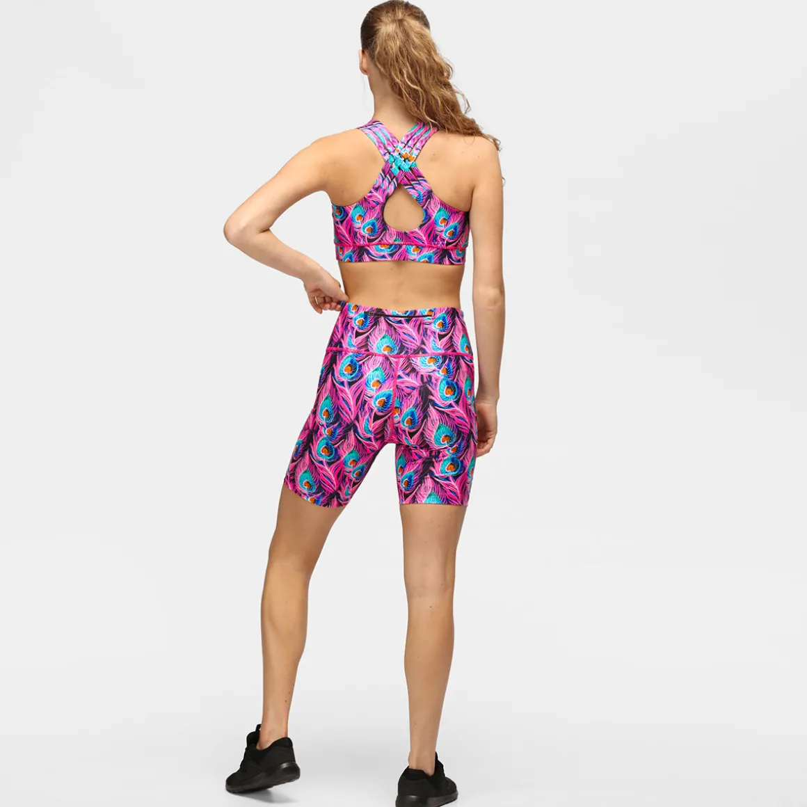 Flamboyant Feathers Running Shorts