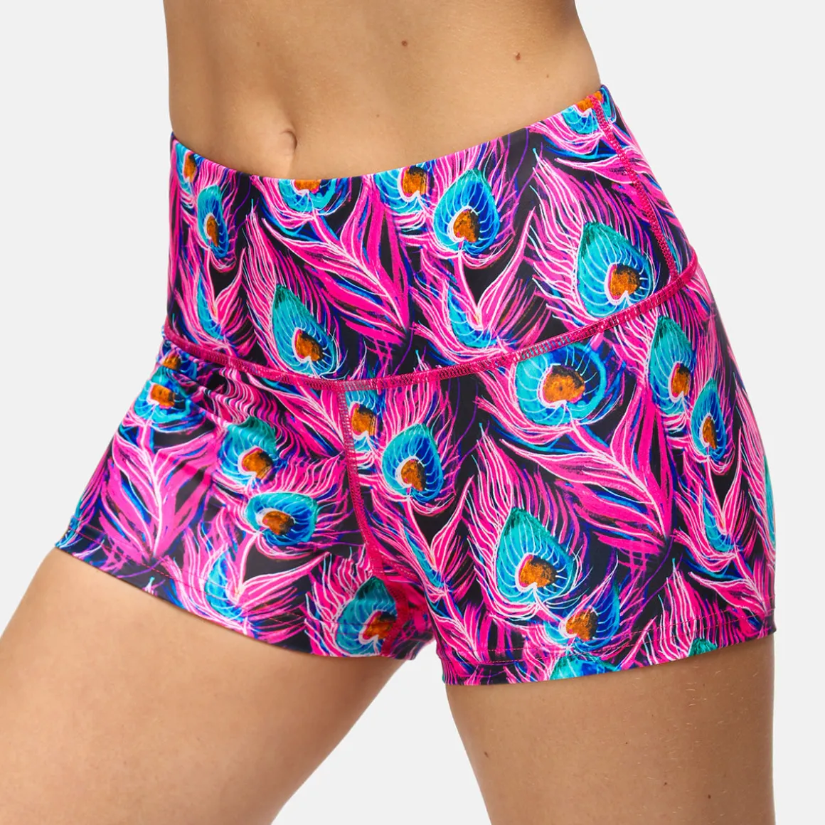 Flamboyant Feathers TikiBooty Shorts