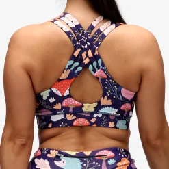 Forest Friends Cross Back Bra
