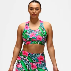 Hibiscus Cross Back Bra