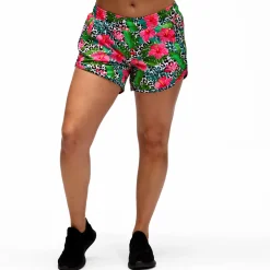 Hibiscus Loose Fit Workout Shorts