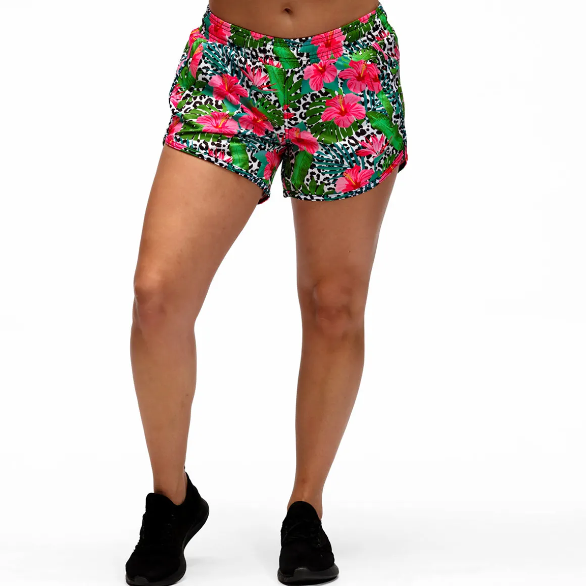 Hibiscus Loose Fit Workout Shorts