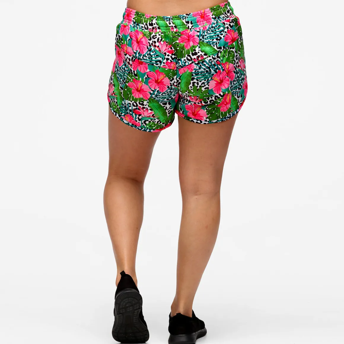 Hibiscus Loose Fit Workout Shorts