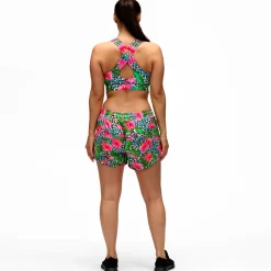 Hibiscus Loose Fit Workout Shorts