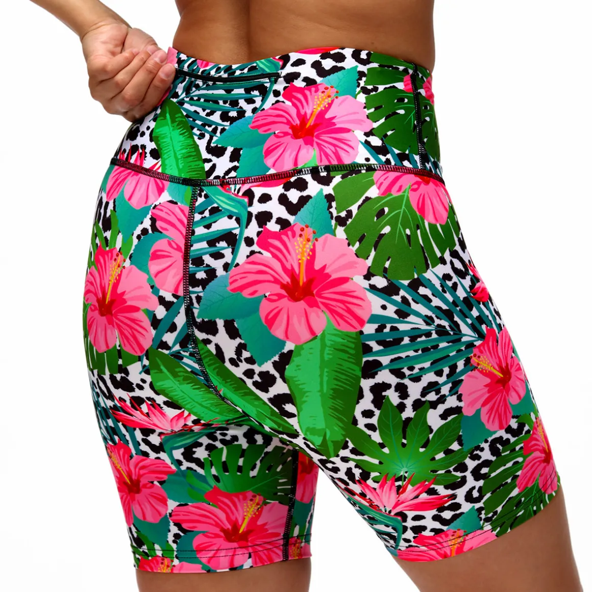 Hibiscus Running Shorts