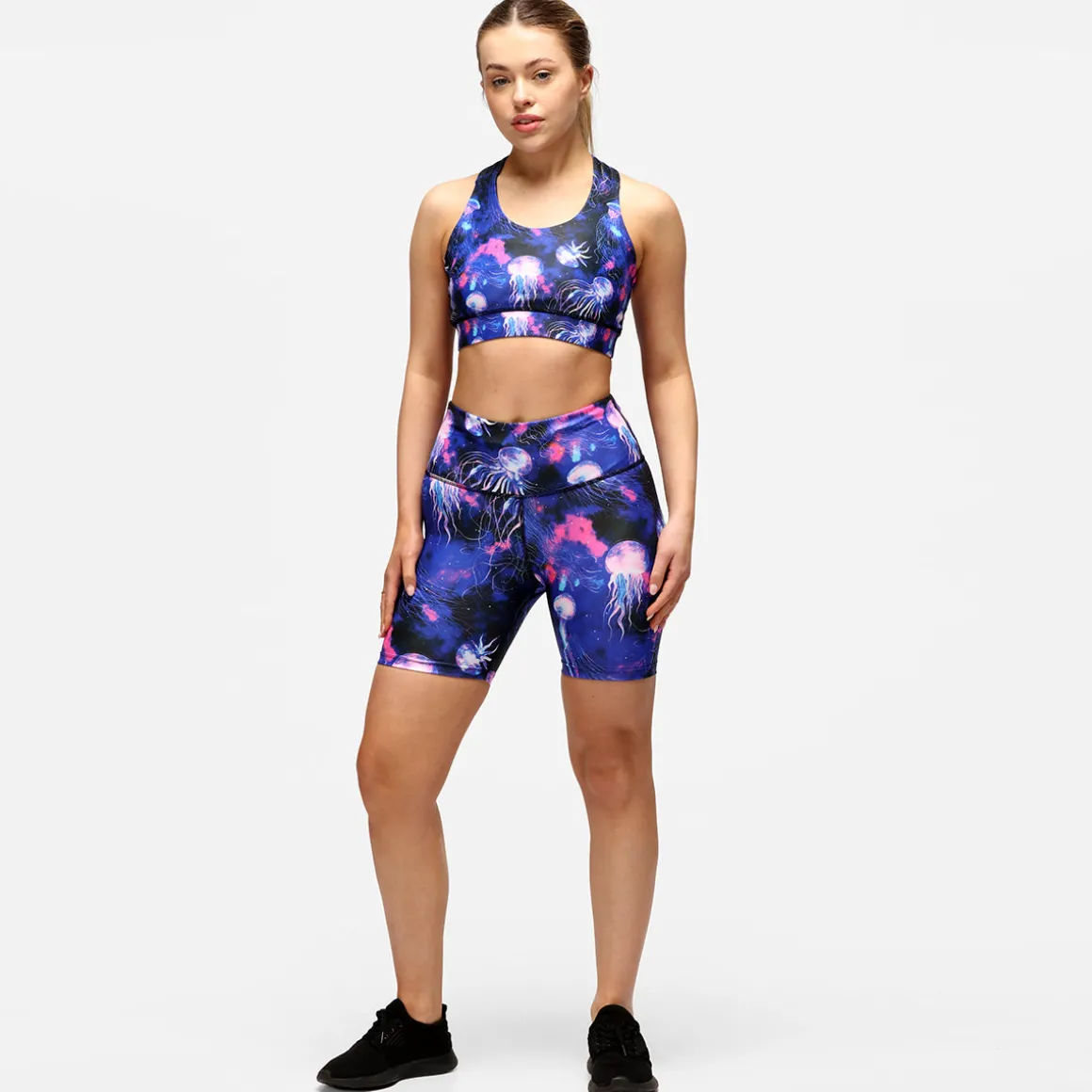 Jellyfish Galaxy Running Shorts