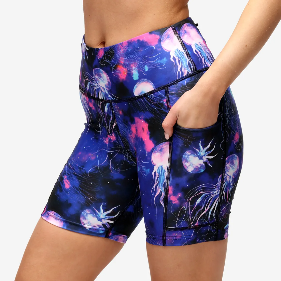 Jellyfish Galaxy Running Shorts