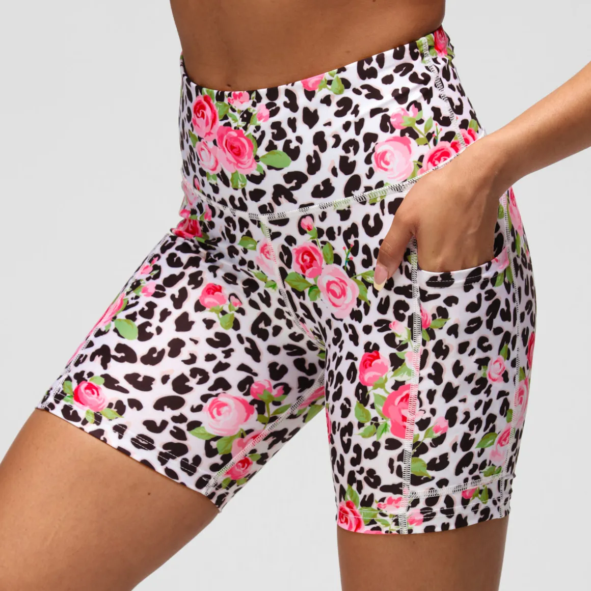 Jungle Rose Running Shorts