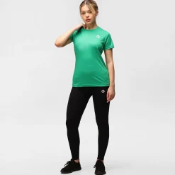 Kelly Green Diamond Ladies Technical T-Shirt