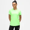 Lime Green Diamond Ladies Technical T-Shirt
