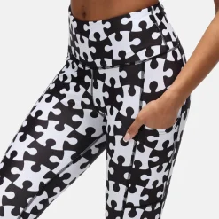 Monochrome Jigsaw Leggings