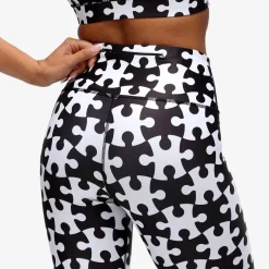 Monochrome Jigsaw Leggings