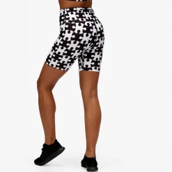 Monochrome Jigsaw Running Shorts