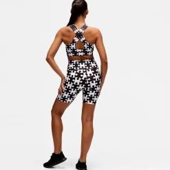 Monochrome Jigsaw Running Shorts