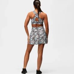 Monochrome Quill Skort