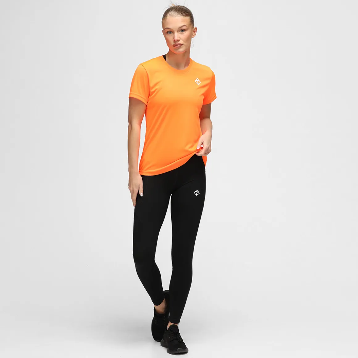 Orange Diamond Ladies Technical T-Shirt