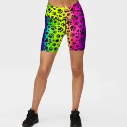 Pawfect Rainbow Running Shorts