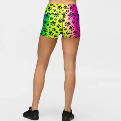 Pawfect Rainbow TikiBooty Shorts