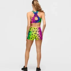 Pawfect Rainbow TikiBooty Shorts