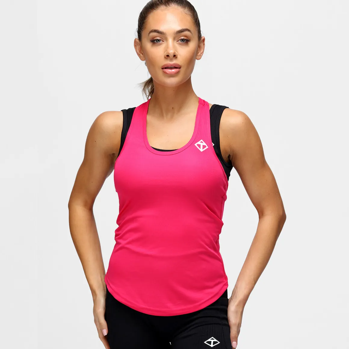 Pink Performance Strap Back Vest