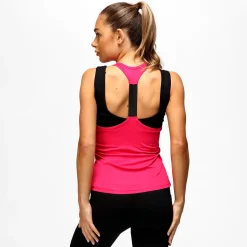 Pink Performance Strap Back Vest