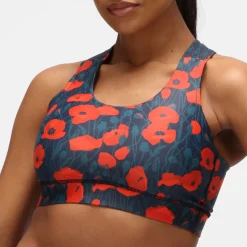 Poppy Field Cross Back Bra