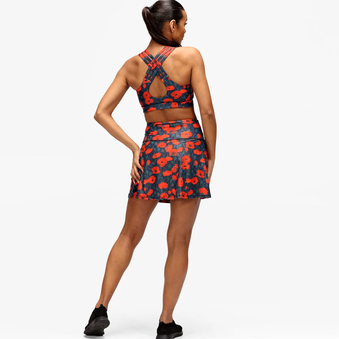 Poppy Field Skort