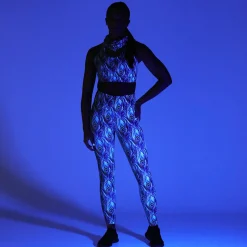 Pretty In Peacock Capri