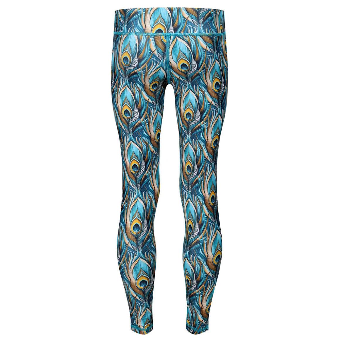 Pretty In Peacock Kids Leggings