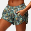 Pretty In Peacock Loose Fit Workout Shorts