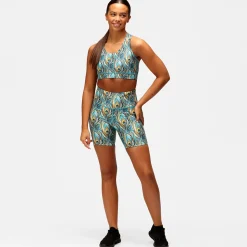 Pretty In Peacock Running Shorts