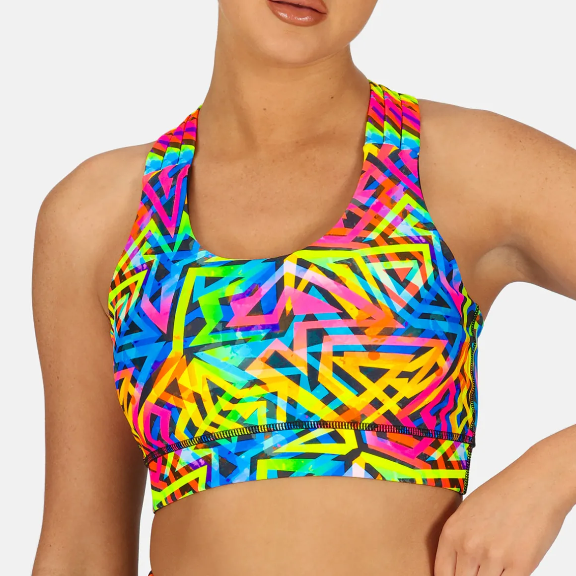 Prism Cross Back Bra
