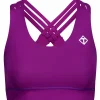 Purple Cross Back Bra