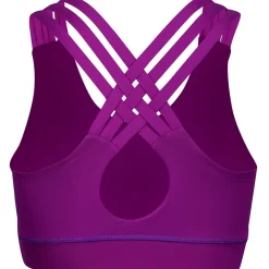 Purple Cross Back Bra