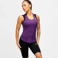 Purple Performance Strap Back Vest