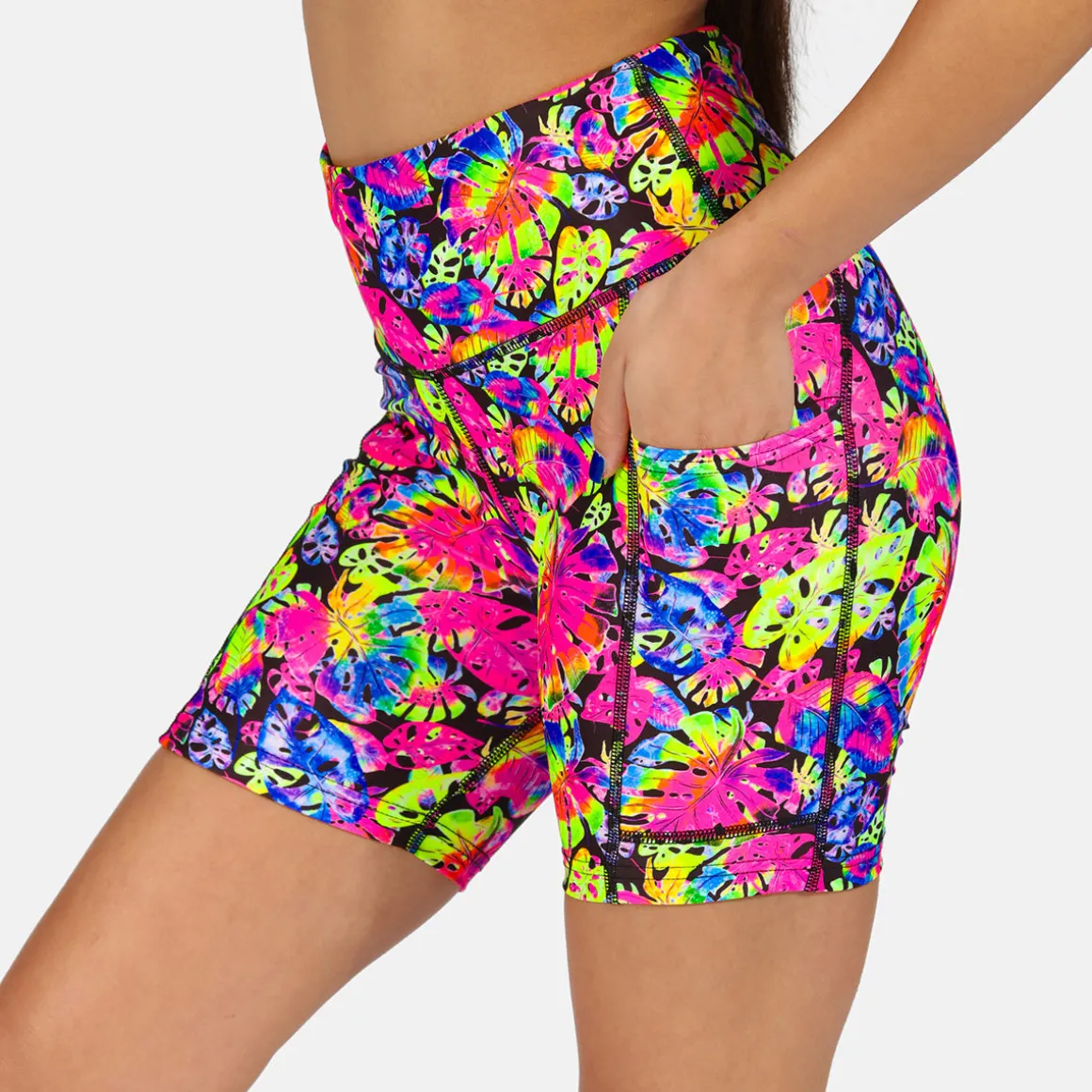 Summer Palm Running Shorts
